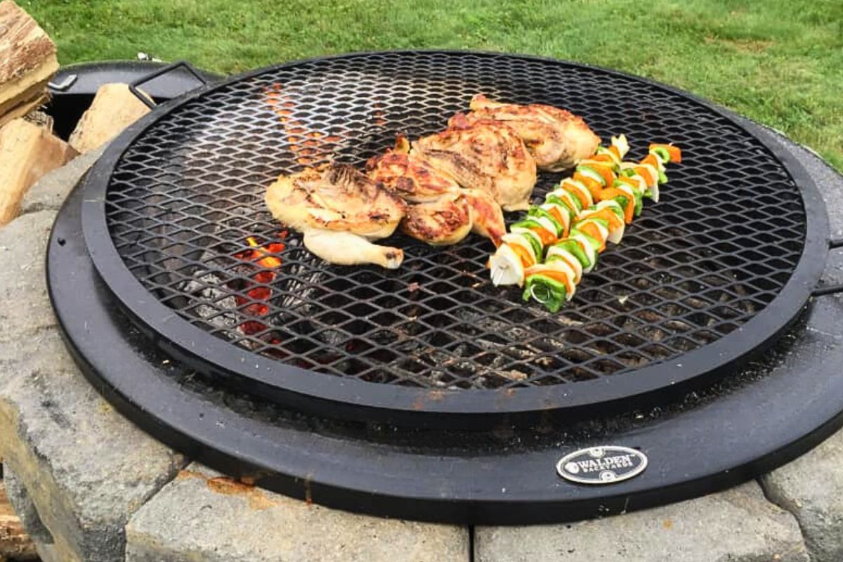 Camping fire grill grate clearance