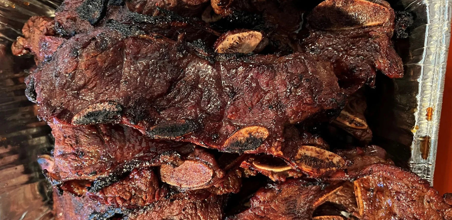 Korean barbecue short ribs grilled to perfection