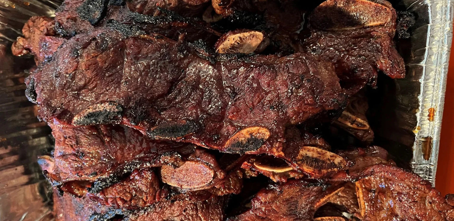 Korean barbecue short ribs grilled to perfection