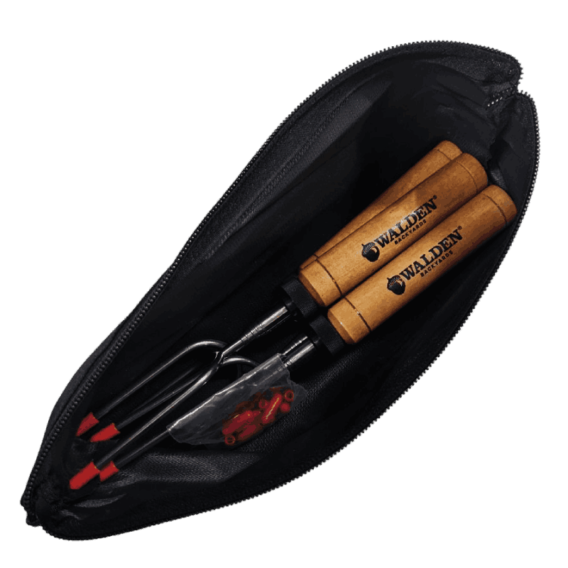 Size roasting sticks collapsed fir perfectly in the included canvas bag.