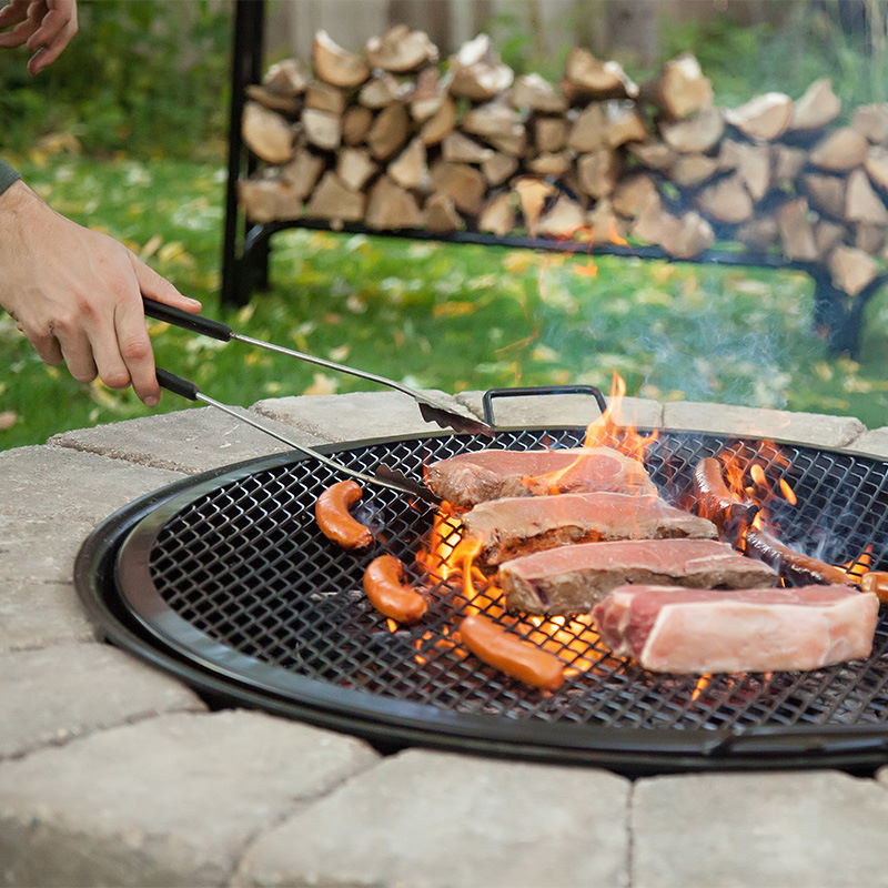 fire pit grill grate - walden backyards - cooking
