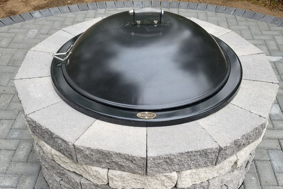 What Material Should Cover the Ground Surrounding Your Outdoor Stone Fire Pit?