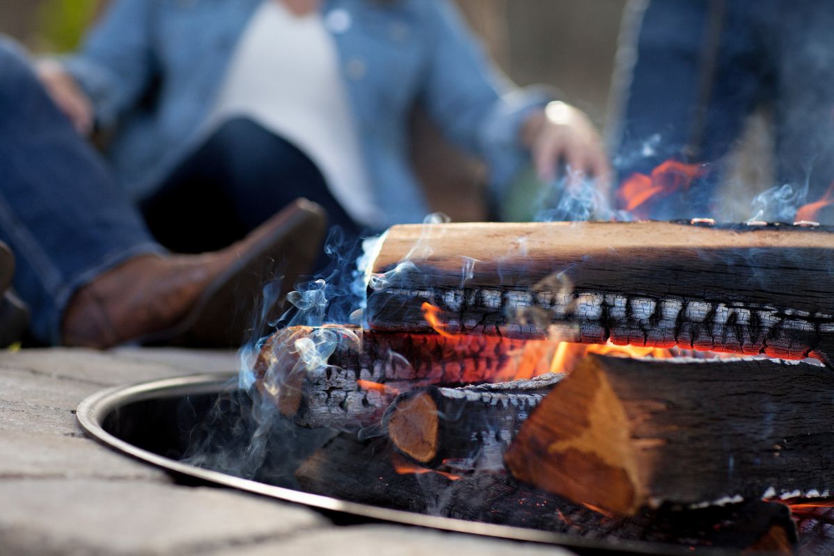 Crackling Comfort: The Charm of a Wood Burning Fire Pit