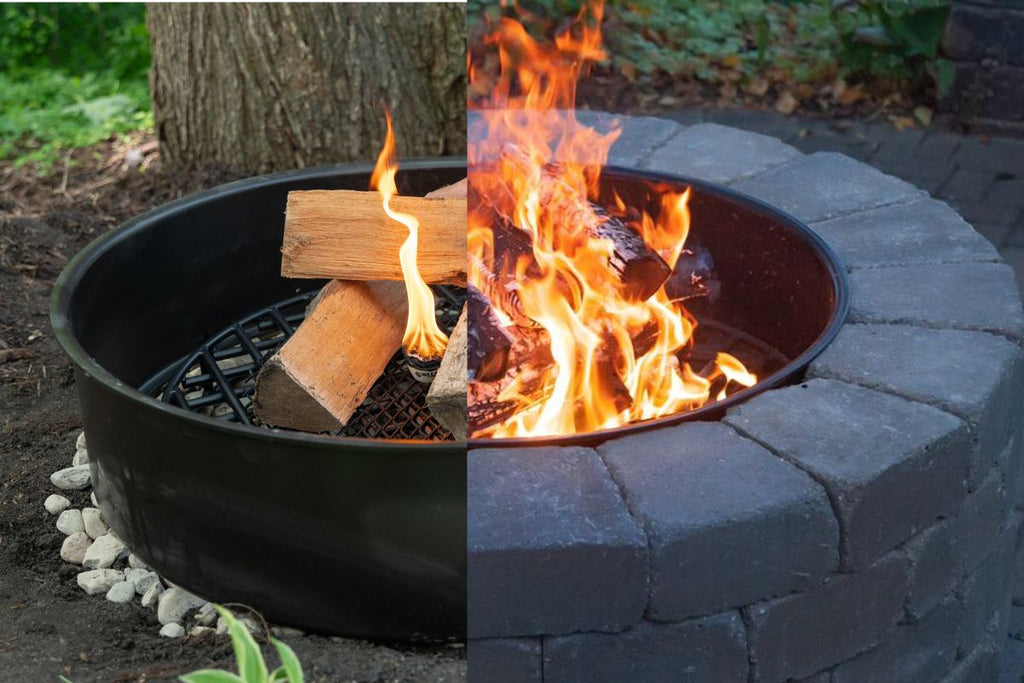 Gas Fire Pit Rings Giantex 36 Inch Fire Pit Ring With Solid Steel