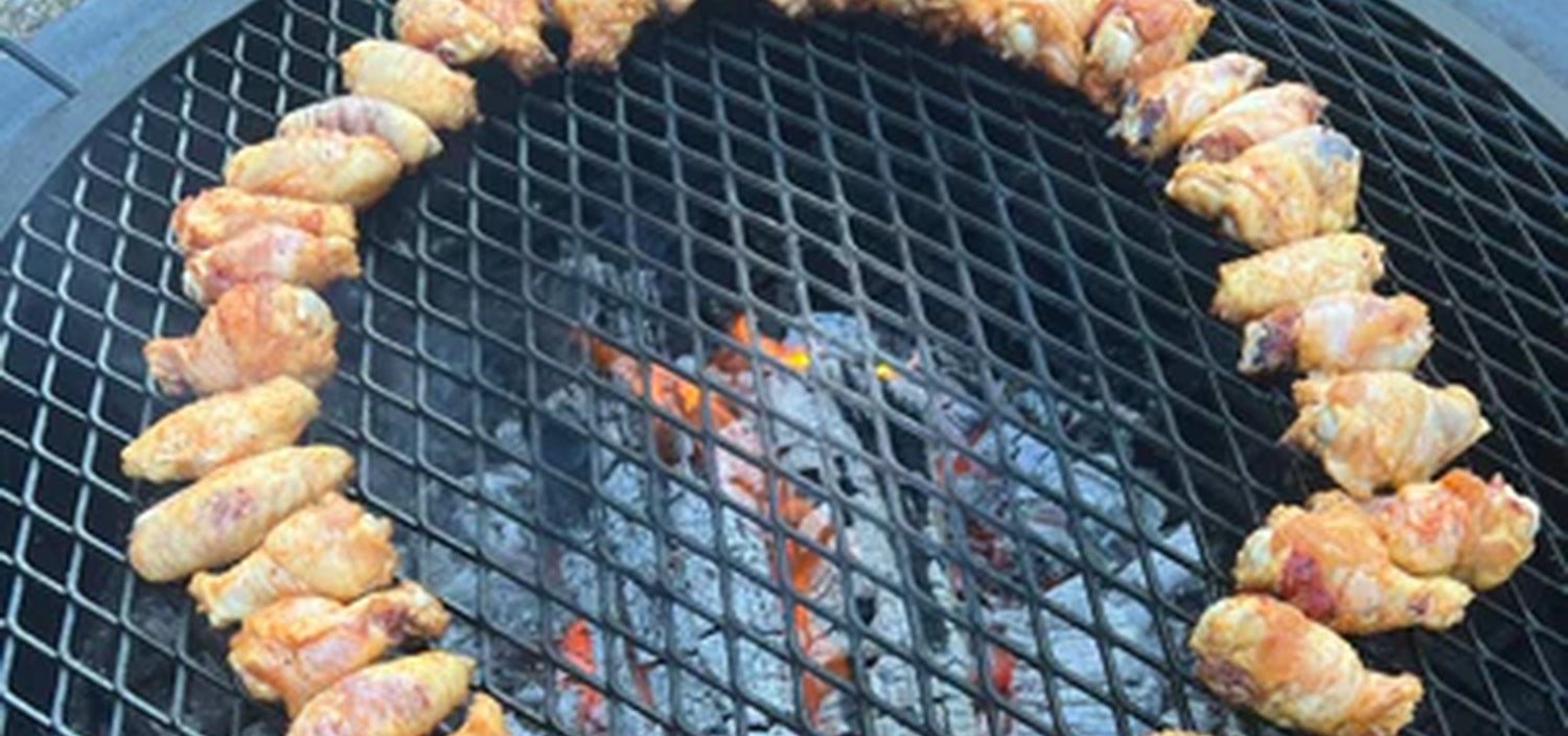 Fire Pit Grilling Recipe: Chicken Wings
