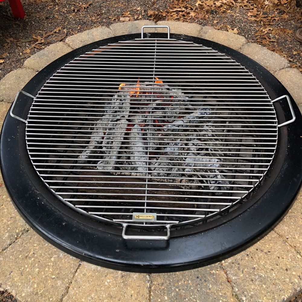 Walden Stainless Steel Fire Pit BBQ Grilling Grate