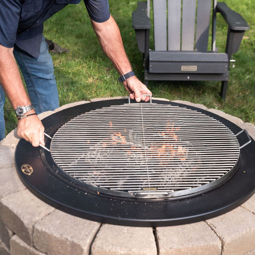 Walden Stainless Steel Fire Pit BBQ Grilling Grate
