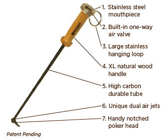 Walden Blow Through Fire Stoker Poker™